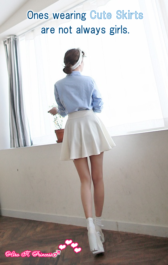 Ones wearing Cute Skirts are not always girls E