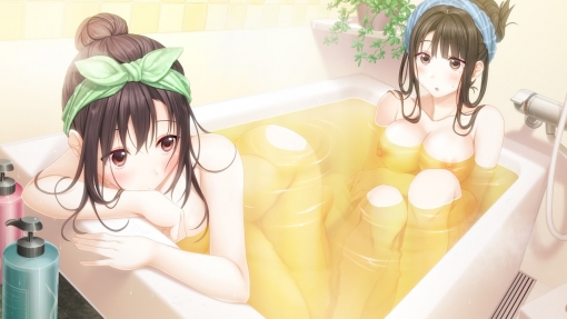 姉妹の入浴